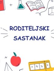 Roditeljski sastanci odgojno-obrazovnih grupa JU obdanište Travnik